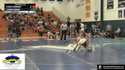 Boys-152 lbs Semifinal - Logan Hrenenko, Clarke`s Dream Team vs Connor Kerney, Brower`s Brawlers