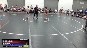 102 lbs Quarters & 1st Wb (16 Team) - Shiloh Joyce, New Jersey vs Evan Cies, Pennsylvania Red