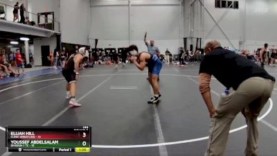 144 lbs Round 2 (8 Team) - Youssef Abdelsalam, Division-1 TC vs Elijah Hill, Clinic Wrestling