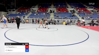 132 lbs Rnd Of 16 - Valentine Popadiuc, NM vs Treygen Morin, ID