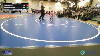 40-43 lbs Rr Rnd 2 - Dilynn Burch, Sperry Wrestling Club vs Edith Shimonek, Pawhuska Elks Takedown