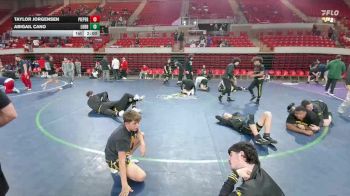 100 lbs Round 1 (16 Team) - Taylor Jorgensen, Comal Pieper vs Angelica Arreola-Guel, Lubbock