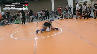 84 lbs 1st Place Match - Bentley Waldo, Lakeland Wrestling Club vs Emmanuel Alo, Nolf Wrestling Academy