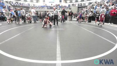 55 lbs Semifinal - Chance Chill, Perry Wrestling Academy vs Penn Brorsen, Cowboy Wrestling Club