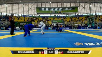 Marina Carraro Penedo vs Mikaela Barros De Lima 2026 Brasileiro Jiu-Jitsu IBJJF