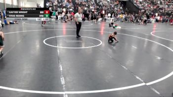 37 lbs Cons. Semi - Titus Reding, Bryan Youth Wrestling Club vs Xavyer Wright, Mid West Destroyers