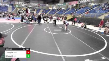 94 lbs Rr Rnd 2 - Temprence Douglas, Woodland Park Jr WC vs Gabriella Lecolst, Nebraska Wr Ac