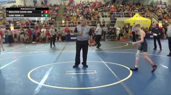 72 lbs Cons. Round 2 - Cam York C1, Teays Valley vs Braxton Davis SW5, Austin Tomahawks