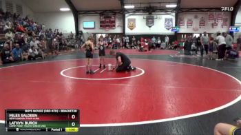 Semifinal - Miles Saldeen, New London Tiger Cubs vs Lathyn Burch, Camp Point Youth Wrestling