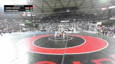 Boys 4A 120 lbs Quarterfinal - Kaysic Lundquist, Mead vs Carter Tughan, Tahoma