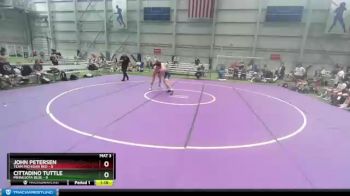 182 lbs 2nd Wrestleback (8 Team) - John Petersen, Team Michigan Red vs Cittadino Tuttle, Minnesota Blue