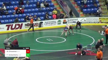 124 lbs 7th Place - Myles Grossman, Gettysburg vs Thomas Schechterly, Lake Lehman