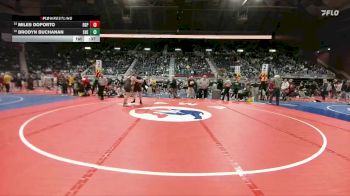 4A-285 lbs Cons. Round 1 - Brodyn Buchanan, Sheridan vs Miles Doporto, Rock Springs