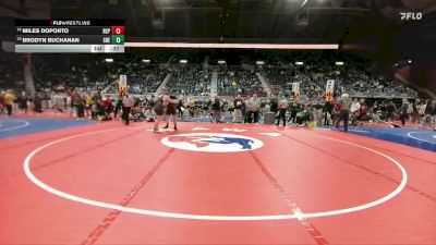 4A-285 lbs Cons. Round 1 - Brodyn Buchanan, Sheridan vs Miles Doporto, Rock Springs