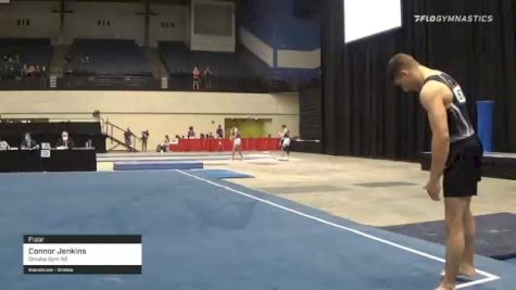 Connor Jenkins - Floor, Omaha Gym NE - 2021 USA Gymnastics Development Program National Championships