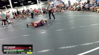 138 lbs Round 1 (4 Team) - Matt Diamond, Savage WA Black vs Ramon Alfonso-Arroyo, Orchard South WC