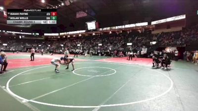 122 lbs Champ. Round 2 - Nolan Wells, Unattached vs Isaiah Payne, ATGA