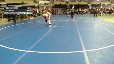 235 lbs Cons. Round 2 - Colton Hanson, K-W vs Eli Duran, ANML
