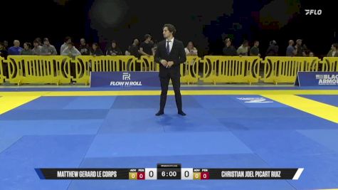 Christian Joel Picart Ruiz vs Matthew Gerard Le Corps 2025 Pan IBJJF Jiu-Jitsu No-Gi Championship