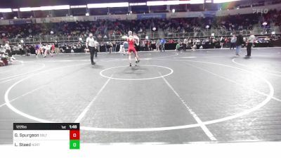 122 lbs Round Of 16 - Gage Spurgeon, Sebolt Wrestling Academy vs Lucas Staed, North County Wresling Club
