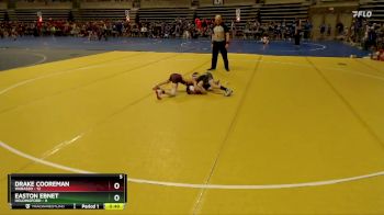 55 lbs Quarterfinals (8 Team) - Drake Cooreman, Wabasso vs Easton Ebnet, Holdingford