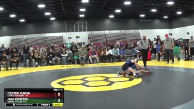 80 lbs Round 1 (8 Team) - Max Rentsch, Refuse To Lose vs Carter Marsh, Legacy National