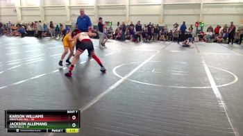 96 lbs Semis & 1st Wrestleback (8 Team) - Jackson Allemang, South Hills vs Karson Williams, Wrestling Mill