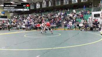 132 lbs Champ. Round 3 - Carter Stuckey, Wauseon vs Brock Conley, Kettering Fairmont