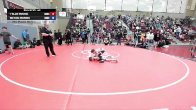 59 lbs 2nd Place Match - Tyler Moore, St. Maries Wrestling Club vs Byron Morris, St. Maries Wrestling Club