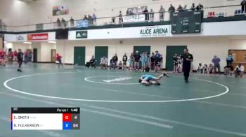 65 lbs Round 2 (6 Team) - EASTON SMITH, MAURER COUGHLIN WRESTLING CLUB vs BLAIN FULKERSON, UNION COUNTY