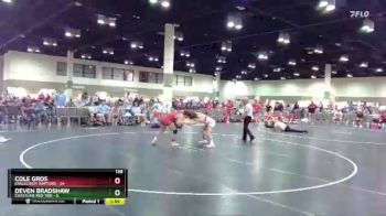 138 lbs Round 5 (6 Team) - Cole Gros, Eaglecrest Raptors vs Deven Bradshaw, Coastline Red Tide