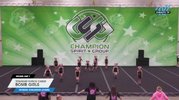 Titanium Force Cheer - Bomb Girls [2024 L1 Evaluation (Cheer) Day 1] 2024 CSG Peoria Challenge