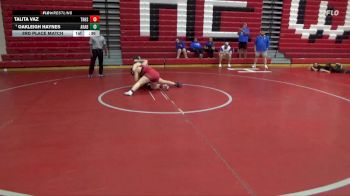 152 lbs 3rd Place Match - Oakleigh Haynes, Arab vs Talita Vaz, Thompson HS