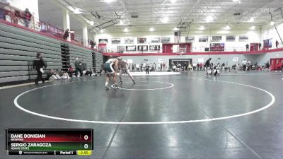 184 lbs Cons. Round 2 - Sergio Zaragoza, Adams State vs Dane Donigian, Newman