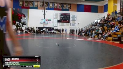 190 lbs Cons. Semi - Ryder Keplar, Evergreen (Vancouver) vs Izaak Hendrix, McNary