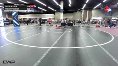 62 lbs Consi Of 4 - Evelyn Allison, Texans Wrestling Club vs Julian Gutierrez, Dead Shot Wrestling Club