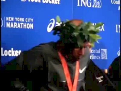 Meb Keflezighi Ryan Hall and Jorge Torress Press Conference