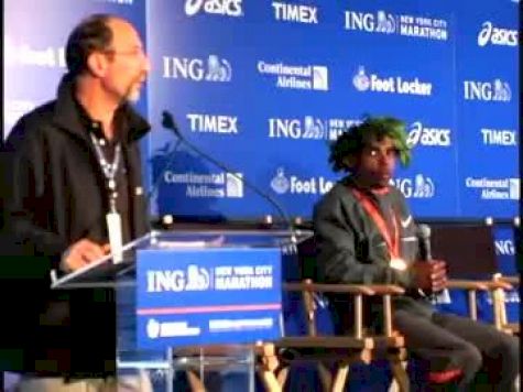 Meb Keflezighi ING NYC Marathon Champ Press Conference