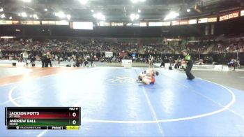 152 lbs Quarterfinal - Andrew Ball, Minico vs Jackson Potts, Mt. View