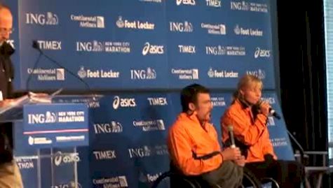 ING NYC Marathon Wheelchair Race - Pressure of the Race