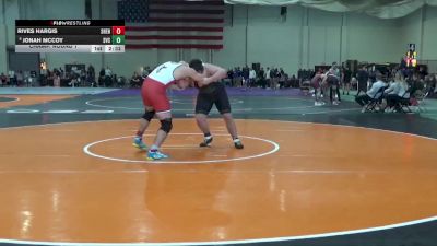 285 lbs Champ. Round 1 - Rives Hargis, Shenandoah University vs Jonah McCoy, St. Vincent College