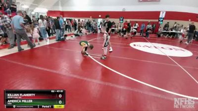 47-51 lbs Round 2 - America Miller, HRA vs Killian Flaherty, Bear Cave WC