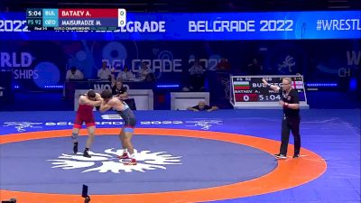 92 kg Final 3-5 - Ahmed Sultanovich Bataev, Bulgaria vs Miriani Maisuradze, Georgia
