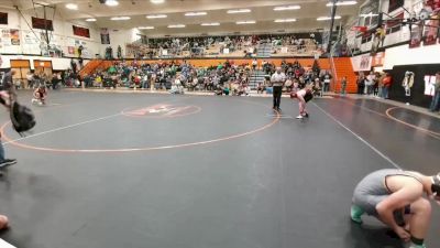 134-137 lbs Round 2 - Jaxton King, Riverton Middle School vs Bain Lahoe, Thermopolis Middle School