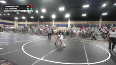 78 lbs Semifinal - Logan Crawford, Northwest Elite vs Cael Marcotte, Socal Grappling