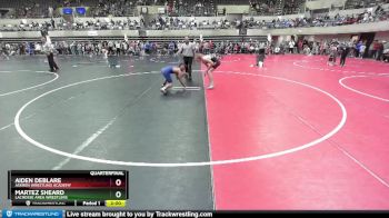 130 lbs Quarterfinal - Martez Sheard, LaCrosse Area Wrestlers vs Aiden DeBlare, Askren Wrestling Academy