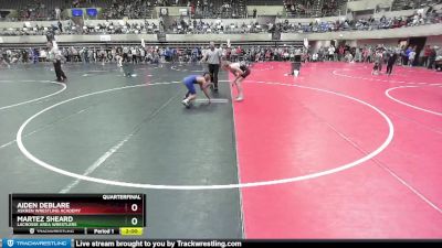 130 lbs Quarterfinal - Martez Sheard, LaCrosse Area Wrestlers vs Aiden DeBlare, Askren Wrestling Academy