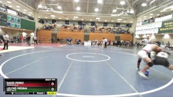 150 lbs Cons. Round 3 - Lelynd Mesina, West Hills vs David Perez, Mission Hills