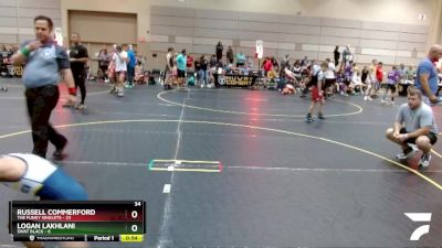 65 lbs Semis & 1st Wrestleback (8 Team) - Logan Lakhlani, SWAT Black vs Russell Commerford, The Funky Singlets