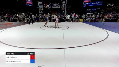 120 lbs Cons 8 #2 - Reid Yakes, FL vs Czar Quintanilla, WA